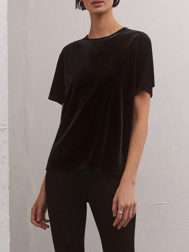 Velvet Tee - Black