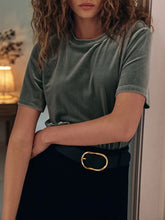 Load image into Gallery viewer, Velvet Tee - Evergreen
