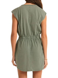 Paxton Dress - Palm Green