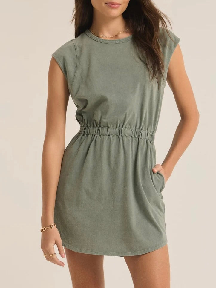 Paxton Dress - Palm Green