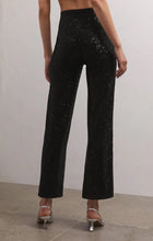 Load image into Gallery viewer, Sequin Ankle Pant - Black
