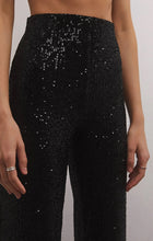 Load image into Gallery viewer, Sequin Ankle Pant - Black
