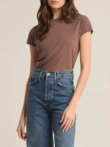 Modern Slub Tee - Dark Taupe