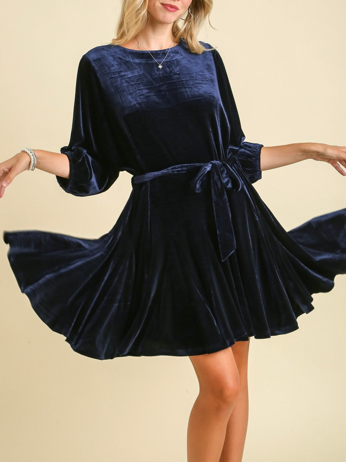 Midnight velvet dress sales sale