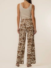 Load image into Gallery viewer, Meg Print Linen Pants - Wood
