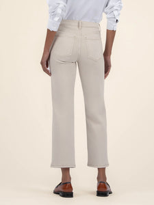 Charlotte High Rise Wide Leg Jean - Ecru