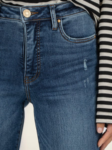 Reese High Rise Ankle Straight Jean - ITNMD