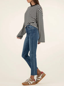 Reese High Rise Ankle Straight Jean - ITNMD
