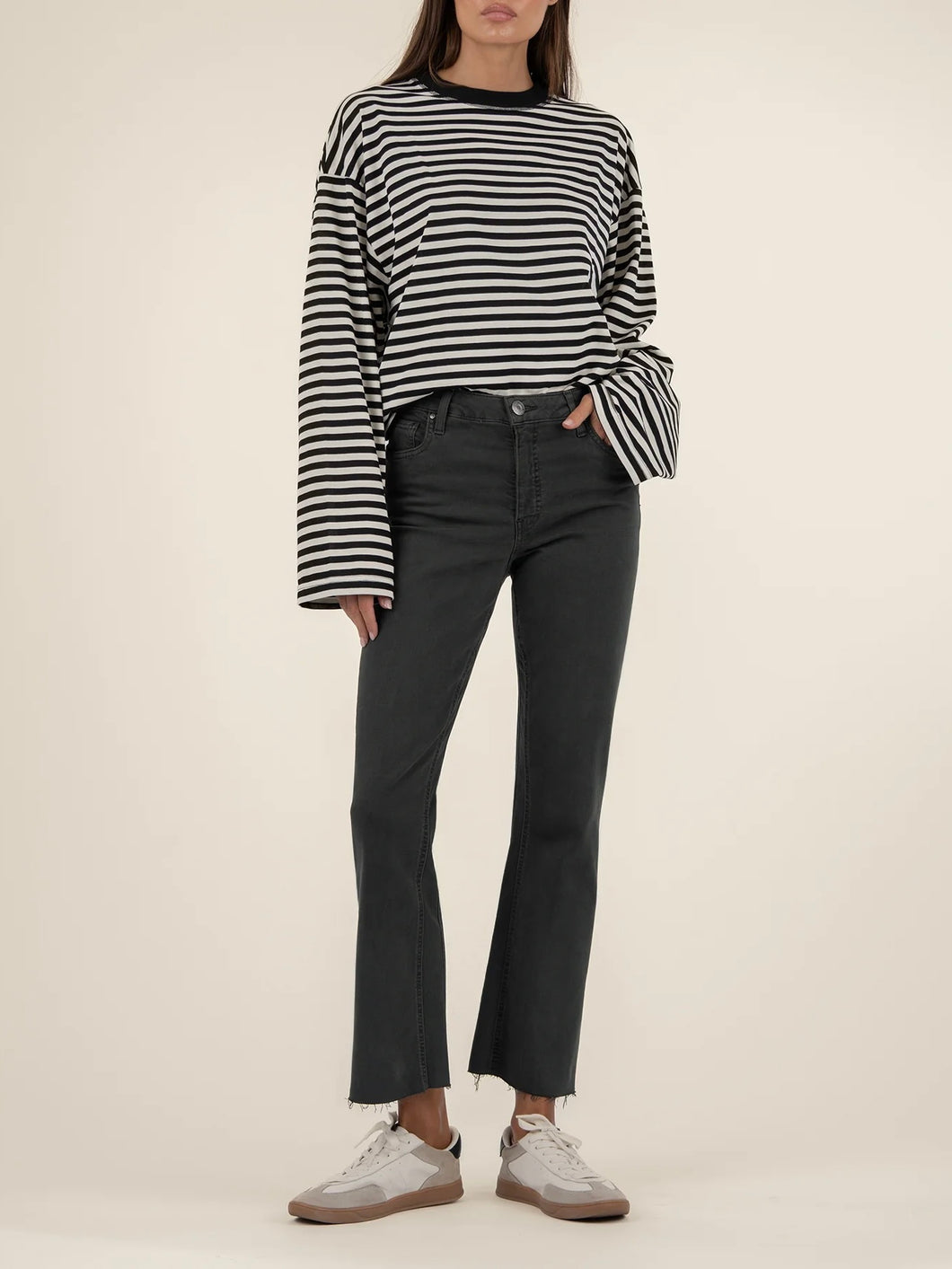 Kelsey High Rise Ankle Flare - PWTRG