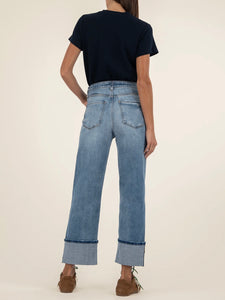 Sienna High Rise Straight Cuff - LOVEM
