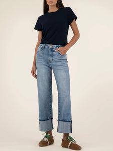 Sienna High Rise Straight Cuff - LOVEM