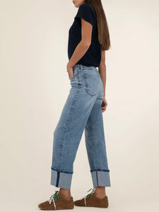 Sienna High Rise Straight Cuff - LOVEM