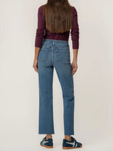 Load image into Gallery viewer, Avery High Rise Straight Raw Hem - BLDN
