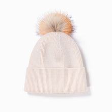 Load image into Gallery viewer, Rib Knit Pom Pom Hat - 7 Colors
