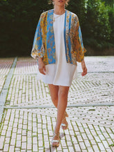 Load image into Gallery viewer, Kimono Jacket - Gold Ribbon

