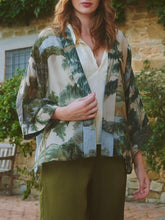 Load image into Gallery viewer, Kimono Jacket - Rivers &amp; Trees
