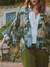 Load image into Gallery viewer, Kimono Jacket - Rivers &amp; Trees
