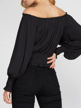 Load image into Gallery viewer, Smocked Waist Top - Black
