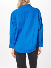 Load image into Gallery viewer, Poplin Button Up - Cobalt FINAL SALe
