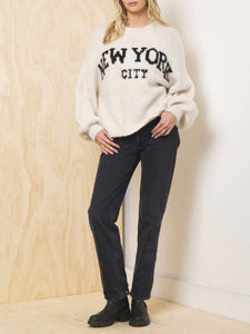 Destination NYC Sweater - Cream