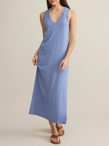 Palisades Midi Dress - Sky Blue
