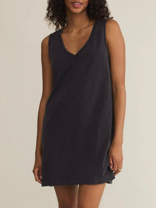 Sloane V-Neck Mini Dress - Black