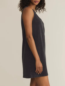 Sloane V-Neck Mini Dress - Black