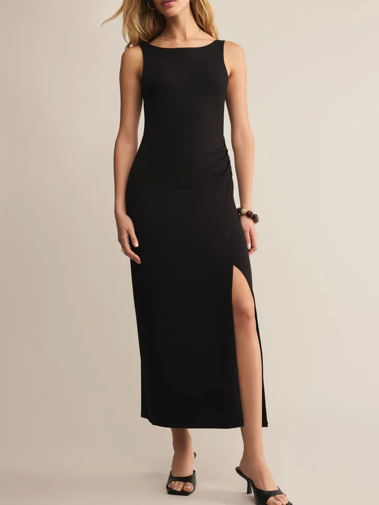 Valencia Midi Dress - Black