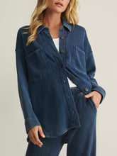 Load image into Gallery viewer, All Day Knit Denim Jacket - Indigo
