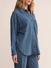 Load image into Gallery viewer, All Day Knit Denim Jacket - Vintage Denim
