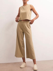 Jersey Flare Pant - Rattan