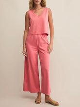 Load image into Gallery viewer, Sloane V-Neck Tank - Sunset Pink
