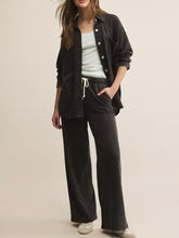 Load image into Gallery viewer, All Day Knit Denim Jacket - Vintage Black
