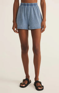 Scout Jersey Denim Short - Medium Indigo