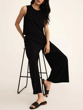 Load image into Gallery viewer, Sloane Jersey Muscle Tank - True Black
