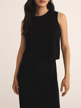 Load image into Gallery viewer, Sloane Jersey Muscle Tank - True Black

