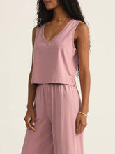 Load image into Gallery viewer, Sloane V-Neck Tank - Pink Smoke
