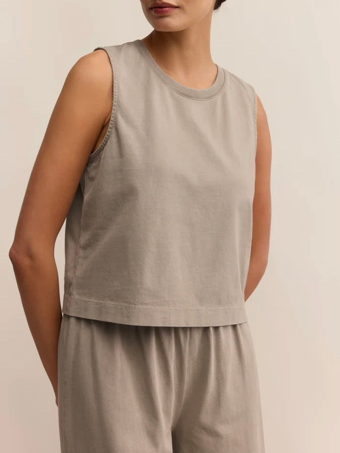 Sloane Jersey Muscle Tank - Retreat