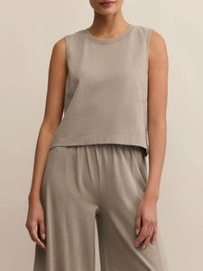 Sloane Jersey Muscle Tank - Retreat