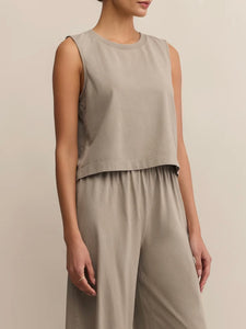 Sloane Jersey Muscle Tank - Retreat