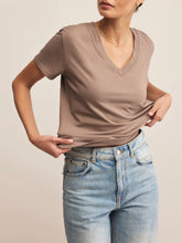 Load image into Gallery viewer, Weekdays V-Neck Tee - Smokey
