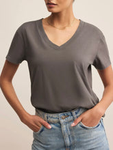 Load image into Gallery viewer, Weekdays V-Neck Tee - Washed Grey

