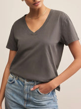 Load image into Gallery viewer, Weekdays V-Neck Tee - Washed Grey
