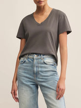Load image into Gallery viewer, Weekdays V-Neck Tee - Washed Grey
