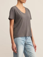 Load image into Gallery viewer, Weekdays V-Neck Tee - Washed Grey
