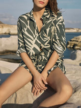 Load image into Gallery viewer, Palm Button Up - Tea Leaf
