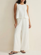 Load image into Gallery viewer, Sloan Linen Top - White
