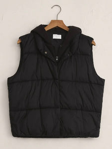 Essential Puffer Vest - Black