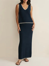 Load image into Gallery viewer, Yessenia Whipstitch Skirt - Eclipse
