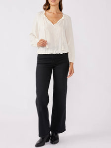 Tassel Sequin Blouse - Ivory